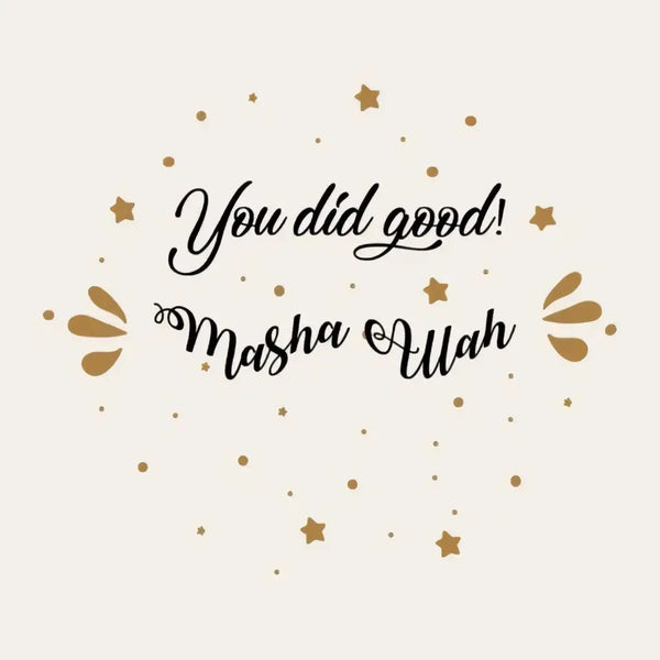 Greeting card you did good - Islamboekhandel.nl
