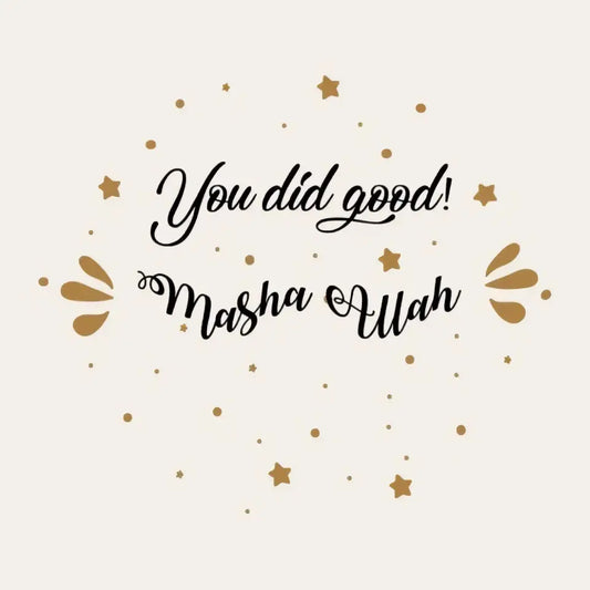 Greeting card you did good - Islamboekhandel.nl
