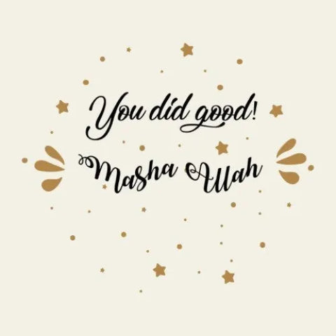 Greeting card you did good I-Creations