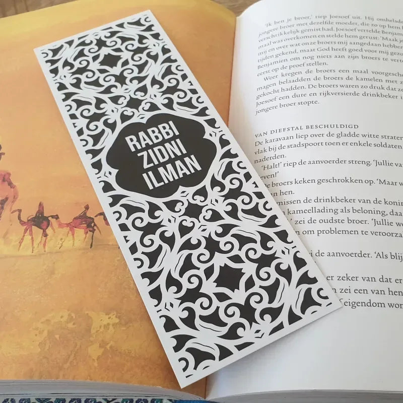 Grote boekenlegger b/w - Islamboekhandel.nl