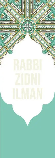 Grote boekenlegger mosaic green - Islamboekhandel.nl
