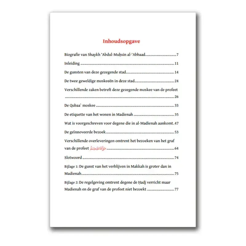 De Gunsten van Madienah - Islamboekhandel.nl