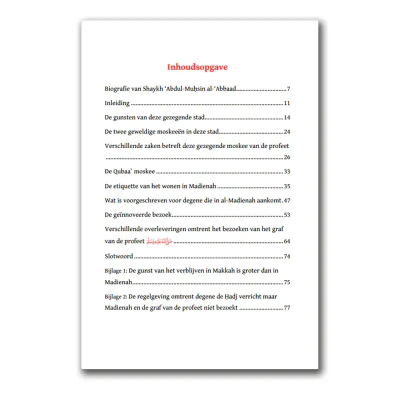 De Gunsten van Madienah - Islamboekhandel.nl