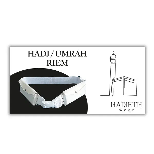 Witte Hadj Umrah riem voor comfort tijdens de Hadj en Umrah pelgrimstochten