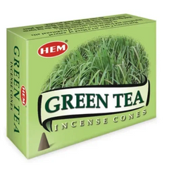 HEM Incense, Cones Green Tea - Islamboekhandel.nl