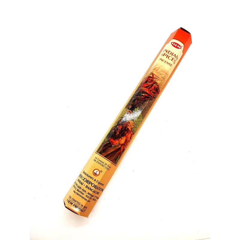 HEM Indian Spices Incense Sticks in decorative packaging with traditional artwork