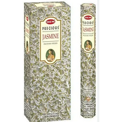 Box van HEM Jasmine Incense Sticks - 20g met bloemenpatroon verpakking