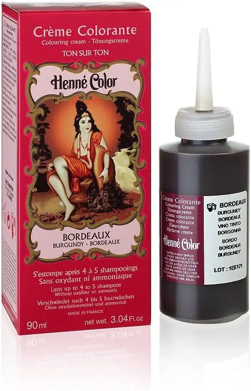 Hennacrème Bordeaux / Wijnrood 90 ml - Islamboekhandel.nl
