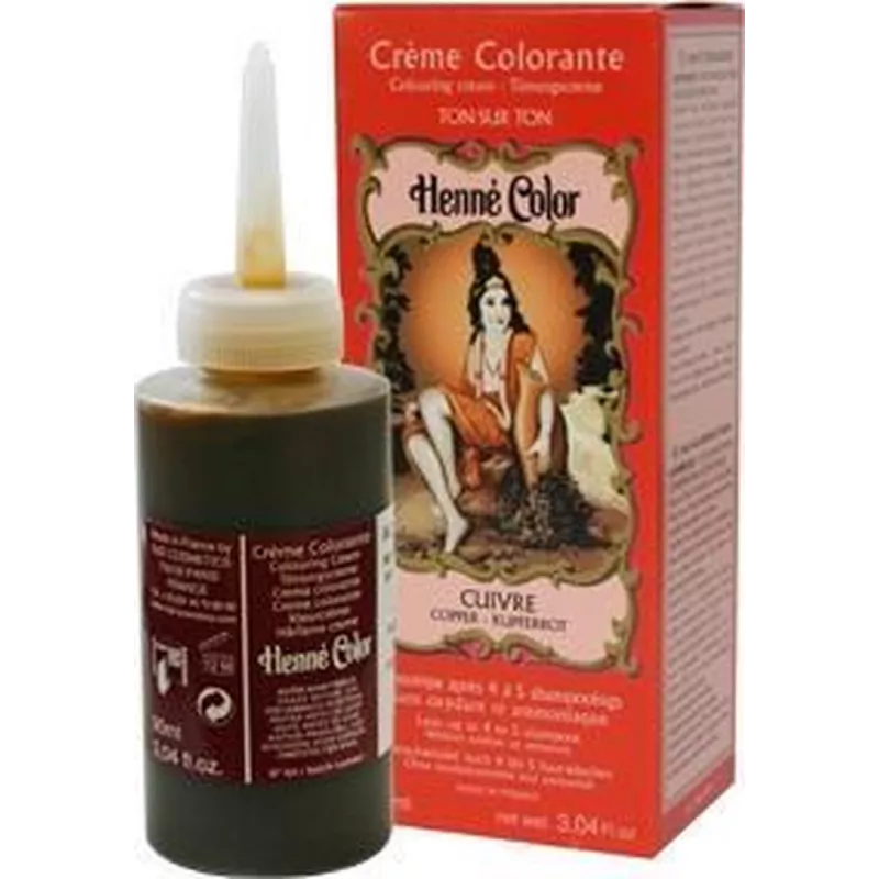 Hennacrème Cuivre / koperrood 90 ml - Henna