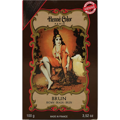 Hennapoeder Brun / bruin 100 Gram - Henna