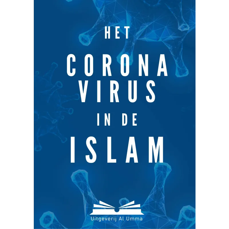 Blauwe virus-boekcover Het coronavirus in de Islam, hele wereld veroverd