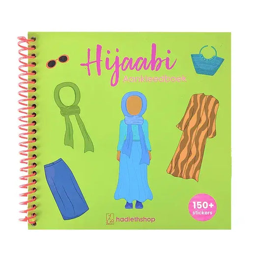 Hijaabi aankleedboek groen + 150stickers - Islamboekhandel.nl