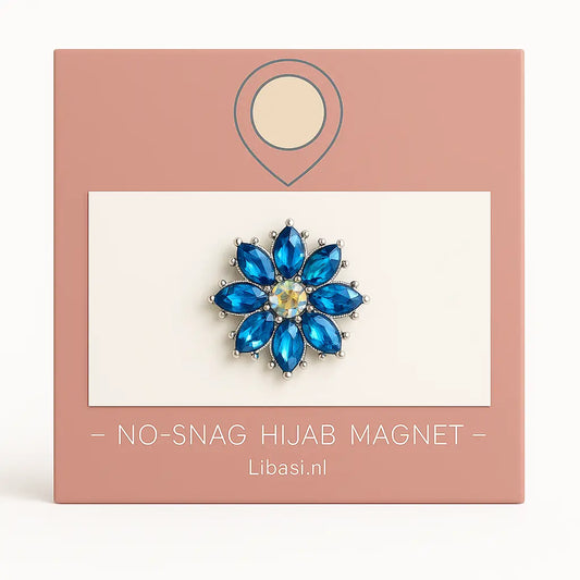 Hoofddoek Broche Magneet Bloem - Spelden