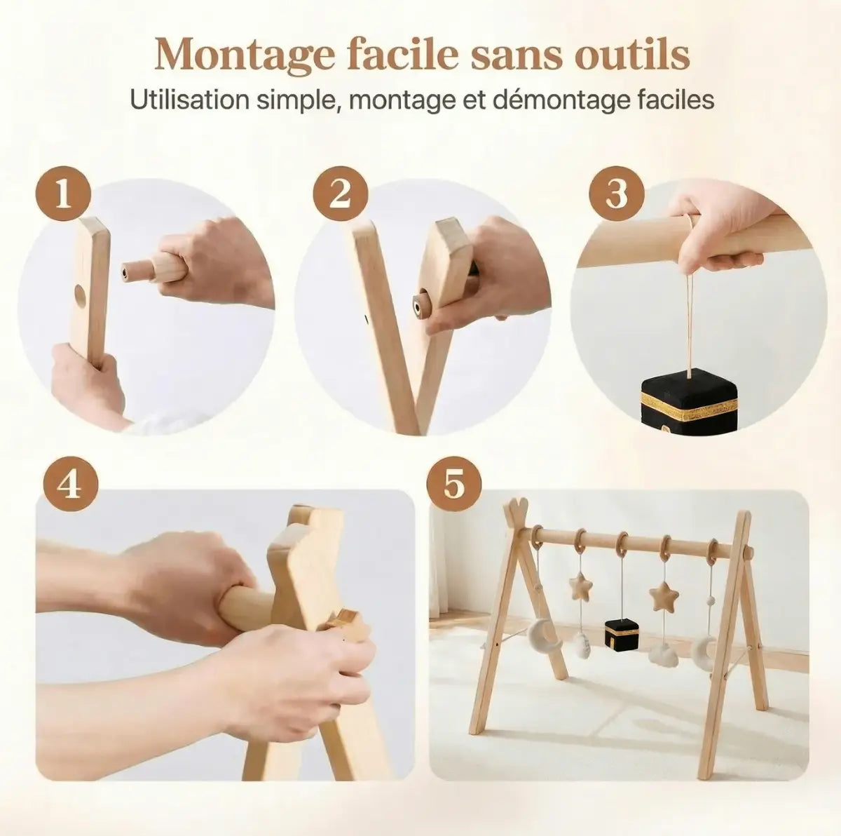 Houten Babygym Kaaba-editie – My Little Deen - Spel &