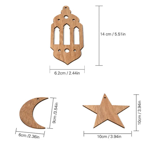 Houten slinger Ramadan - Islamboekhandel.nl