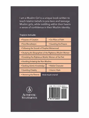 I Am A Muslim Girl (Written For Muslim Teenage Girls)