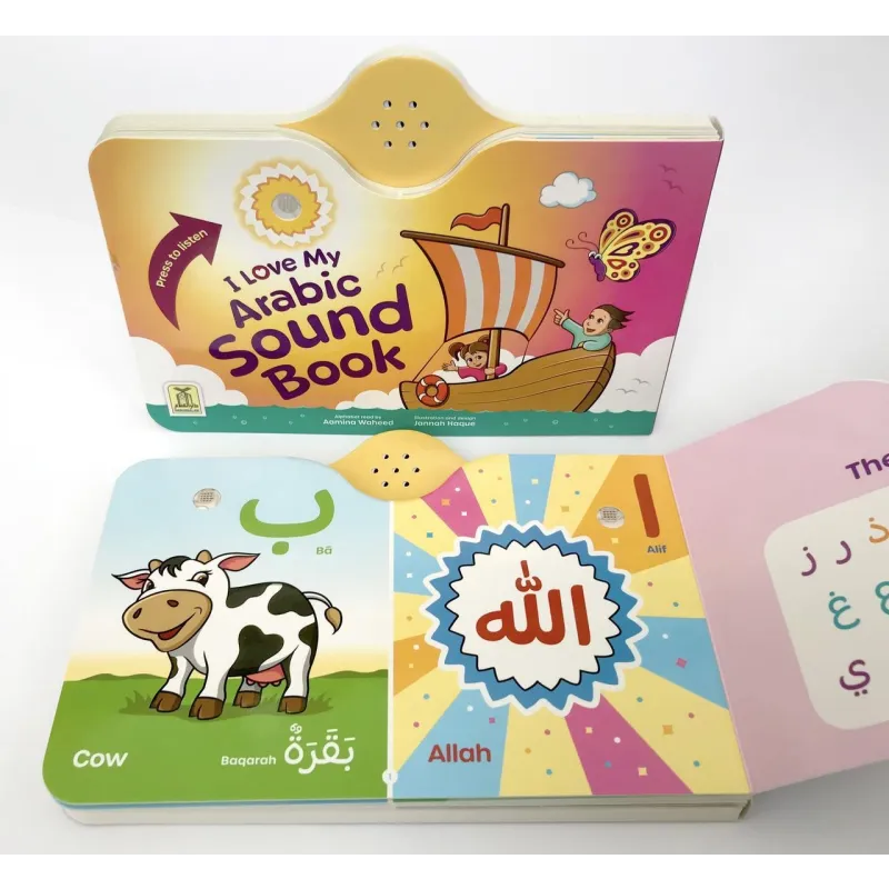Kinderen interactief Arabisch geluidboek met flapjes voor leren en plezier in Love My Arabic