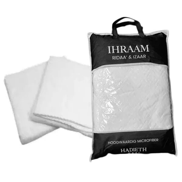 Ihraam Premium - 1400 Gram verpakte kleding voor optimale comfort op uw spirituele reis