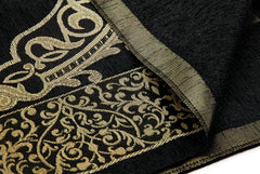 Luxe Kaaba cadeauset met zwarte gebedskleed, tasbih, koran, parfum, mutsje en siwak - Islamboekhandel.nl