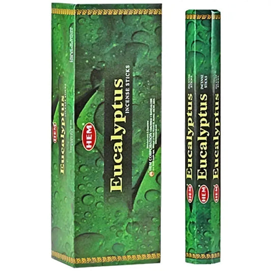 HEM Incense, Stick, Eucalyptus, Hex, 20pk - Islamboekhandel.nl