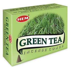 HEM Incense, Cones Green Tea - Islamboekhandel.nl
