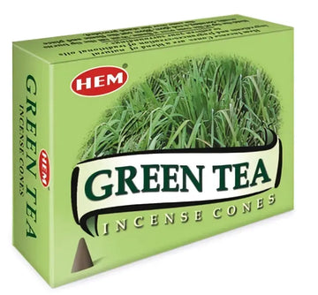 HEM Incense, Cones Green Tea - Islamboekhandel.nl