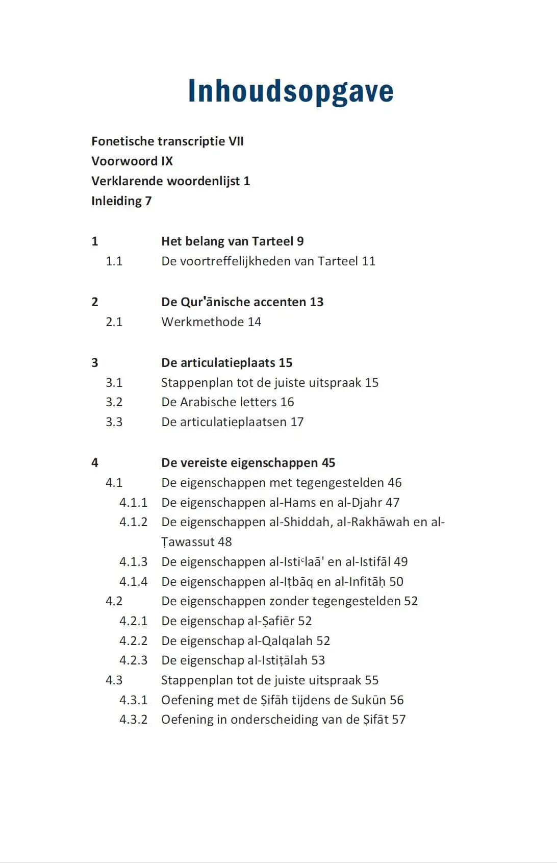 Inleiding tot Tajwid volgens Hafs - Islamboekhandel.nl