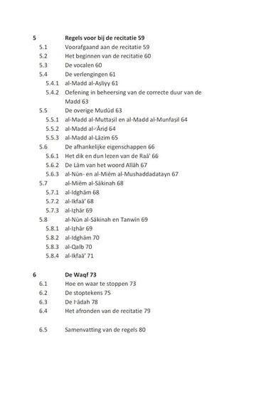 Inleiding tot Tajwid volgens Hafs - Islamboekhandel.nl