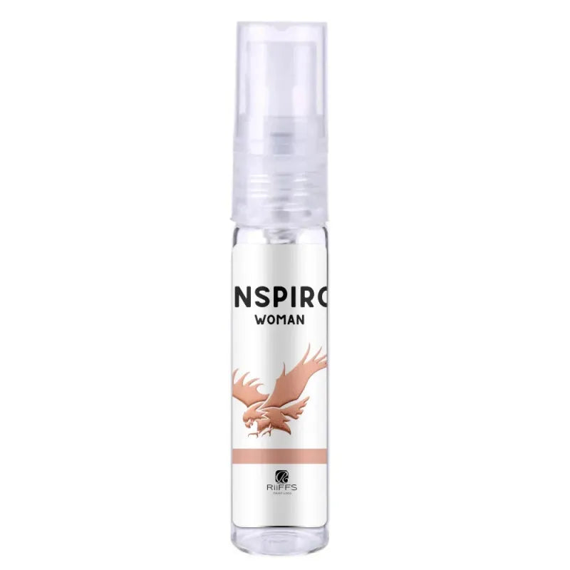 Clear glas sprayfles van Inspiro Women met bloemig fruitige geur