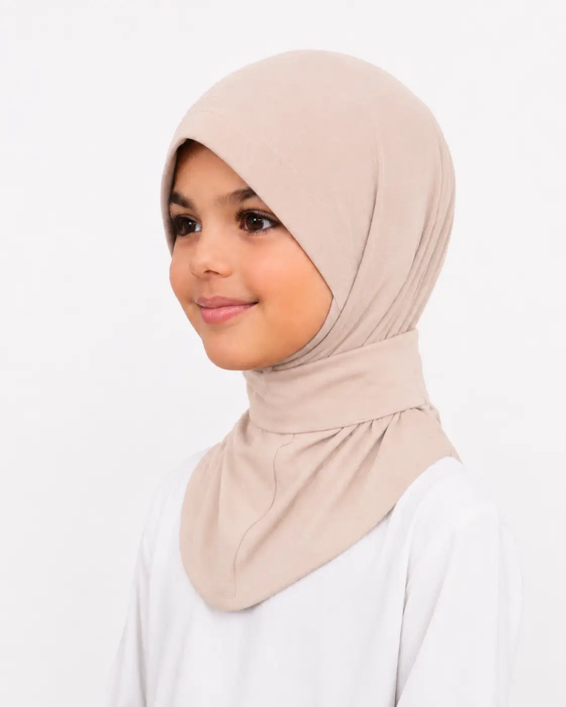 Instant hijab - kinderen - Beige