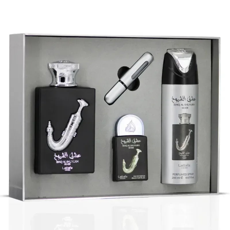 Ishq Al Shuyukh Silver Giftset - Islamboekhandel.nl