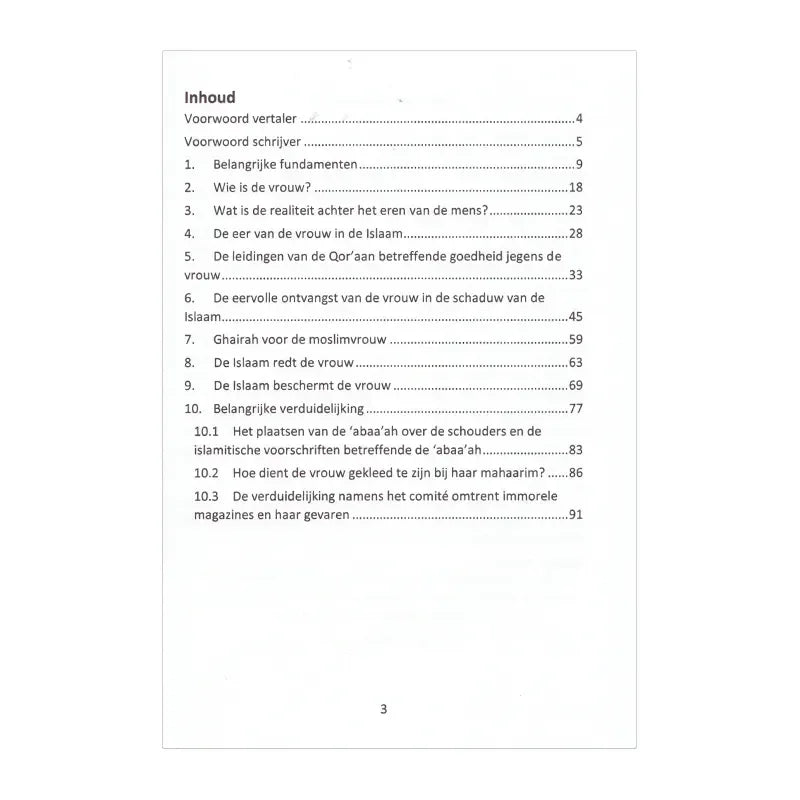 De islaam eert de vrouw - Islamboekhandel.nl