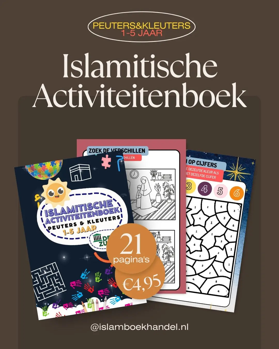 Islamitische Activiteitenboek - voor peuters en kleuters - Islamboekhandel.nl