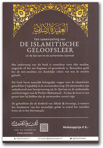 De Islamitische geloofsleer - Islamboekhandel.nl
