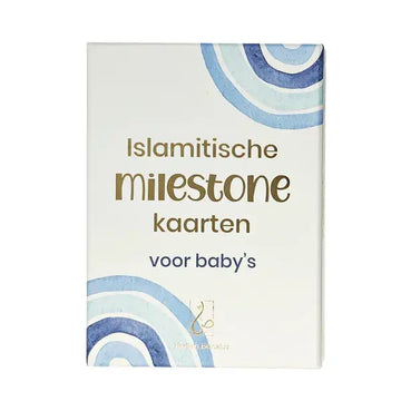 Islamitische Milestone kaarten blauw - Islamboekhandel.nl