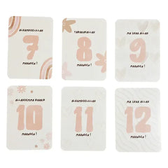 Islamitische Milestone kaarten roze - Islamboekhandel.nl