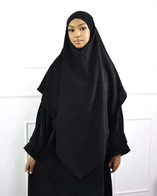 khimar corduroy velvet - Islamboekhandel.nl