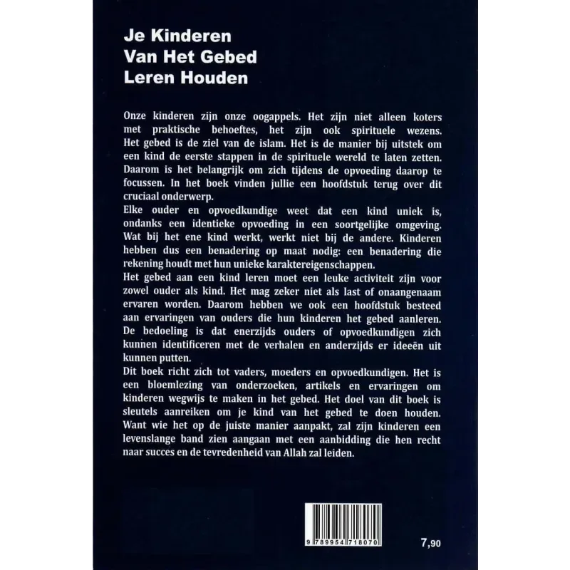 Je kinderen van het gebed leren houden - Islamboekhandel.nl