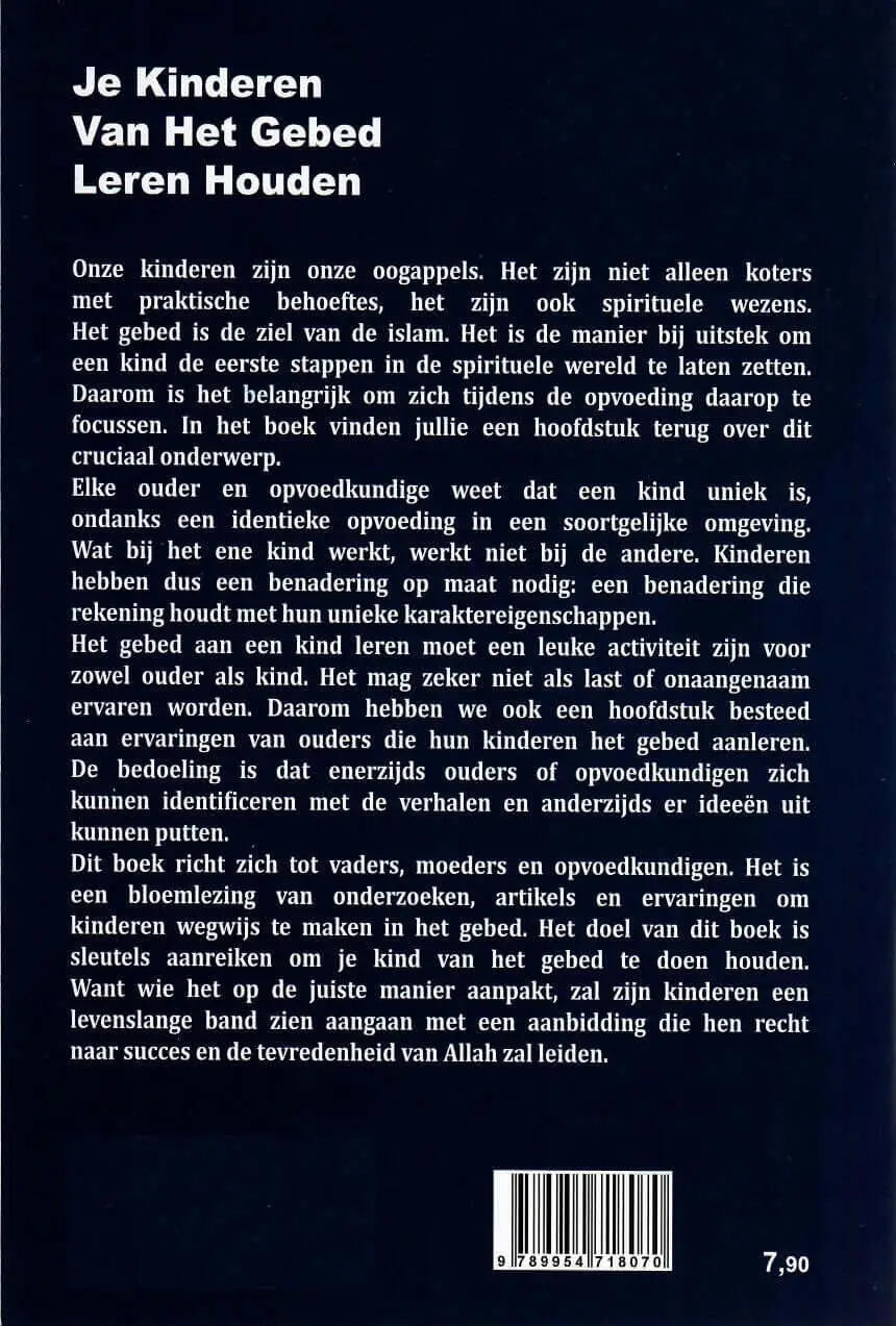 Je kinderen van het gebed leren houden - Islamboekhandel.nl