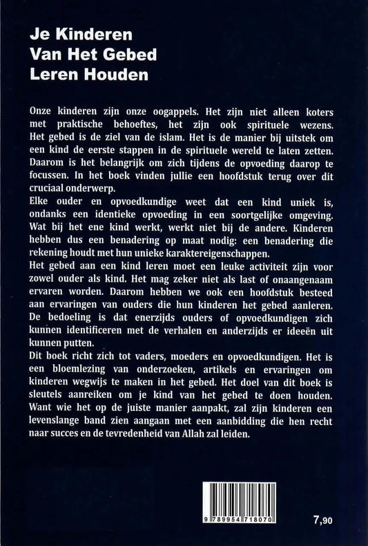 Je kinderen van het gebed leren houden - Islamboekhandel.nl