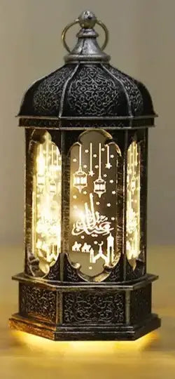 Kleine Lantaarn Ramadan vintage goud(14x7cm) - Islamboekhandel.nl