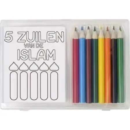 kleurplaatset 5 zuilen - Islamboekhandel.nl