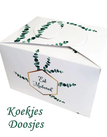 Koekjes/chocolade doos Eid eucalyptus - Islamboekhandel.nl
