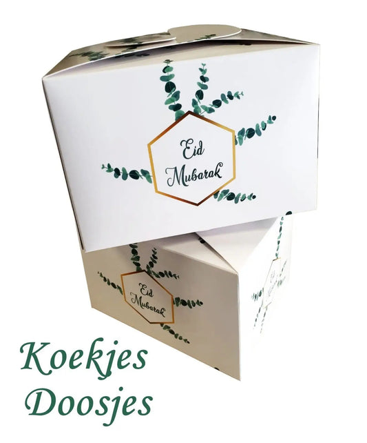Koekjes/chocolade doos Eid eucalyptus - Islamboekhandel.nl