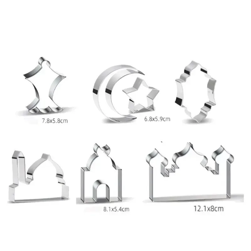 Koekjesuitstekers metaal (set van 7) - Islamboekhandel.nl