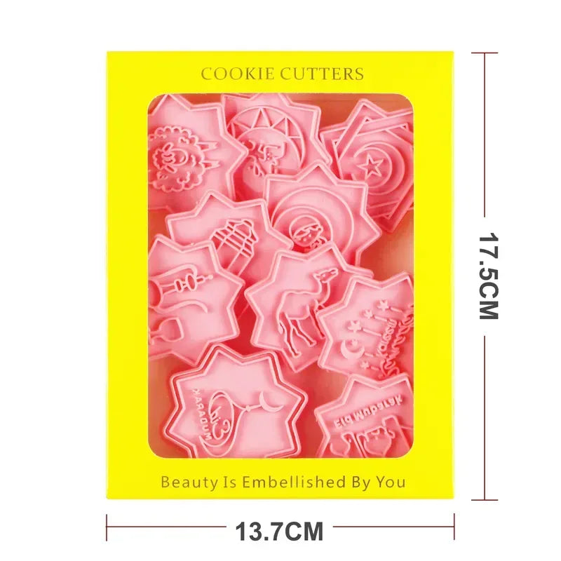 Koekjesuitstekers Ramadan/Eid (set van 10) - Islamboekhandel.nl