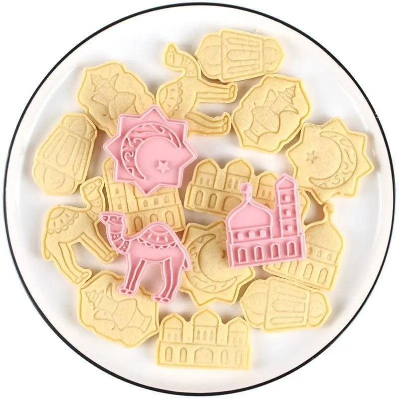 Ramadan/Eid set van 10 mooie set koekjes uitstekers en cookies voor feestdagen