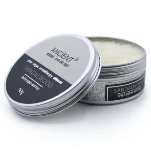 Open blik met kokos boter en shea body butter voor zachte huid in Kokos Boter 90 Gram