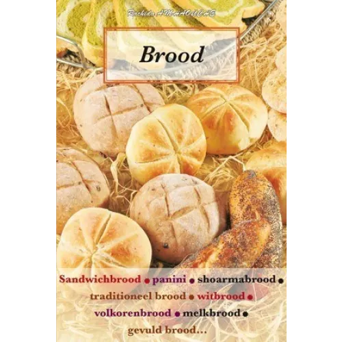 Assortiment artisanal brood met goudbruine korst en poreus interieur uit Kookboek: brood