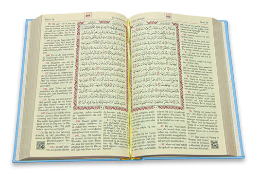 Koran in het Arabisch en Nederlands -blauw - Islamboekhandel.nl